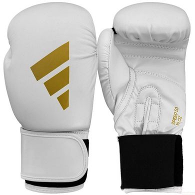 Боксерские перчатки Adidas Speed ​​50 белый/золотой ADISBG50 10 унций