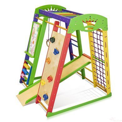 Дитячий спортивний комплекс 8-в-1 SportBaby &laquo;Акварелька 1&raquo; (Висота 150 см)