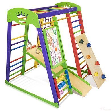 Дитячий спортивний комплекс 8-в-1 SportBaby &laquo;Акварелька 1&raquo; (Висота 150 см)