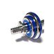 Dumbbells assembled 2 pcs x 5 kg with a blue damper HA-DD10 blue