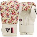 Боксерские перчатки женские RDX FL-6 WHITE-10 унций