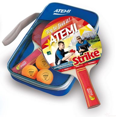 Набір для настільного тенісу Atemi Strike 2р+3м+чех (00044011)