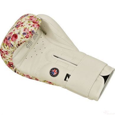 Боксерские перчатки женские RDX FL-6 WHITE-10 унций