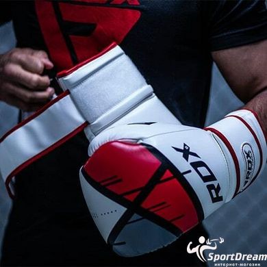 Боксерські рукавиці RDX F7 Ego Red 10 унцій (капа в комплекті)
