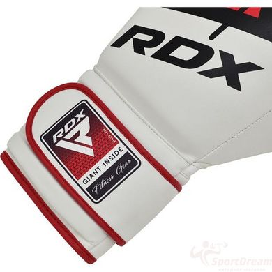 Боксерские перчатки RDX F7 Ego Red 10 унций (капа в комплекте)
