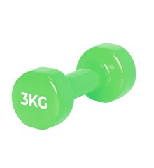 Гантеля PowerPlay виниловая 3 кг зеленая (PP_4125_3kg)