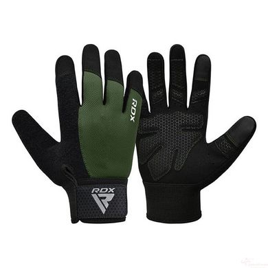 Перчатки для фитнеса RDX W1 Full Finger Army Green XL