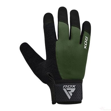 Перчатки для фитнеса RDX W1 Full Finger Army Green XL