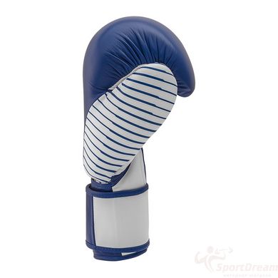 Перчатки с лицензией Wako для бокса и кикбоксинга ADIDAS adiKBWKF200 сине-белый - 10 унций