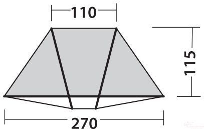 Палатка пляжная Easy Camp Beach Grey/Sand (120429)
