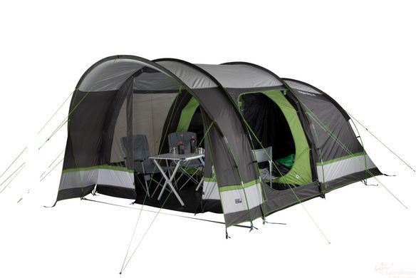 Палатка High Peak Brixen 4.0 Light Grey/Dark Grey/Green (11815) + БЕСПЛАТНАЯ ДОСТАВКА