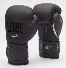Распродажа! Боксерские перчатки Leone Mono Black 12 ун., 12