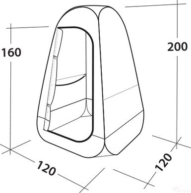 Палатка техническая Easy Camp Little Loo Granite Grey (120427)