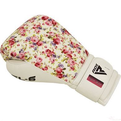Боксерские перчатки женские RDX FL-6 WHITE-8 унций