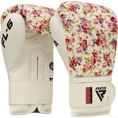 Боксерские перчатки женские RDX FL-6 WHITE-8 унций