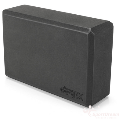 Блок для йоги Gymtek EVA чорний (G-66096)