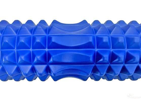 Massage roller EasyFit Grid Roller 33 cm v.1.2 Blue