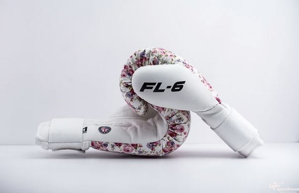 Боксерские перчатки женские RDX FL-6 WHITE-8 унций