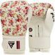 Боксерские перчатки женские RDX FL-6 WHITE-8 унций