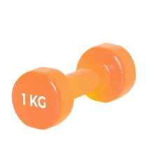 Гантеля PowerPlay виниловая 1 кг оранжевая (PP_4125_1kg)