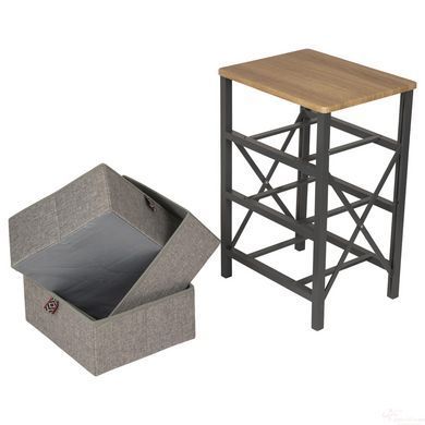 Комод раскладной Bo-Camp Hamlets Grey/Brown (1609312) + БЕСПЛАТНАЯ ДОСТАВКА