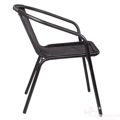 Садове крісло Chomik Bistro Plus чорний