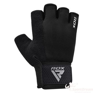 Перчатки для фитнеса RDX W1 Half Black Plus S