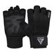 Перчатки для фитнеса RDX W1 Half Black Plus S
