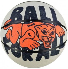 Мяч баскетбольный NIKE EVERYDAY PLAYGROUND 8P GRAPHIC DEFLATED light BONE/orange size 5
