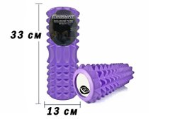 Massage roller EasyFit Grid Roller 33 cm v.1.2 Violet