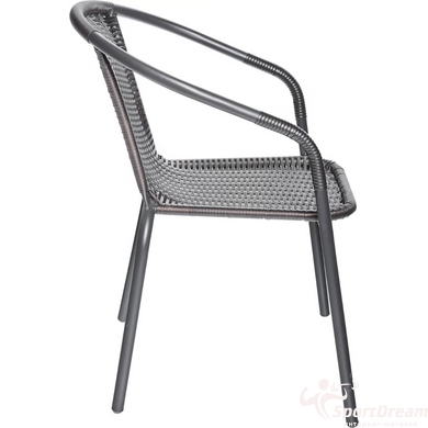 Садове крісло Chomik Bistro Plus сірий