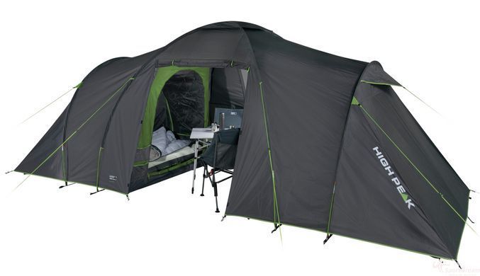 Палатка High Peak Como 4.0 Dark Grey/Green (10260) + БЕСПЛАТНАЯ ДОСТАВКА
