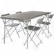 Стол со стульями Vango Orchard XL 182 Table and Chair Set Grey (TBNORCHARG10TET)
