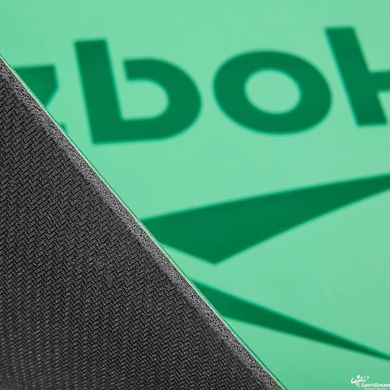 Килимок для йоги Reebok Natural Rubber Yoga Mat зелений, мандала Уні 176 х 61 х 0,4 см