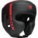 Боксерский шлем RDX F6 KARA Matte Red M