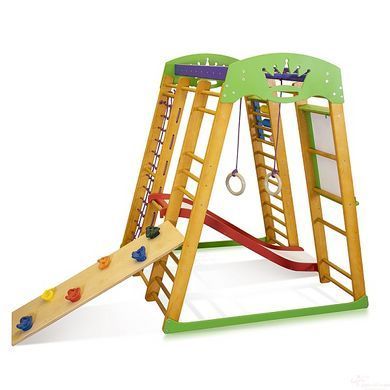 Дитячий спортивний комплекс 8-в-1 SportBaby &laquo;Карапуз Plus 4&raquo; (Висота 150 см)
