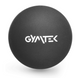 Масажний м'яч Gymtek 63 мм силіконовий чорний (G-66376)