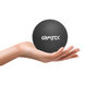 Масажний м'яч Gymtek 63 мм силіконовий чорний (G-66376)