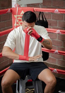 Боксерські бинти Adidas Boxing Hand Wraps рожеві ADIDAS ADIBP032S 355 см