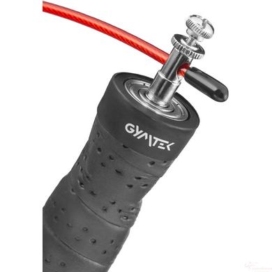 Скакалка Gymtek швидкісна з обтяжувачем, на підшипниках (G-66398)