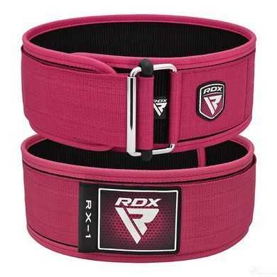 Пояс для тяжелой атлетики RDX RX1 Weight Lifting Belt PINK-XS