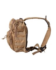 Рюкзак тактичний однолямковий KOMBAT UK Mini Molle Recon Shoulder Bag койот (kb-mmrsb-coy)
