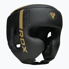 Боксерский шлем RDX F6 Matte Gold, M