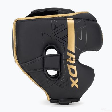 Боксерский шлем RDX F6 Matte Gold, M