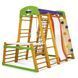 Дитячий спортивний комплекс SportBaby Карапуз Plus 1-2 (150 см) з гіркою та столом (Горіх)