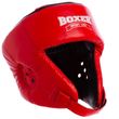 Шолом карате BOXER шкіра червоний M