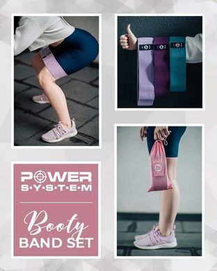 Набір тканевих резинок для пілатесу Power System PS-4097 Booty Band Set