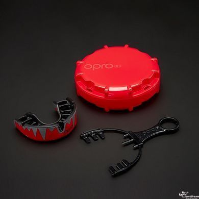 Капа OPRO Platinum UFC Hologram Red Metal/Black (art. 002261001)