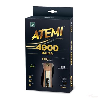 Тенісна ракетка Atemi 4000 PRO Balsa ECO-Line (00000109)