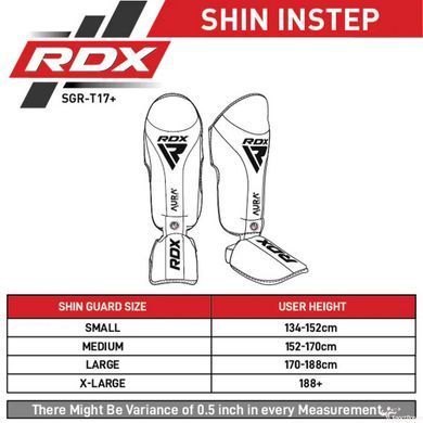 Накладки на ноги, защита голени RDX T17 Aura Gold S